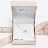 Minnie Mouse Rose Gold Bow Βραχιόλι Ασήμι 925