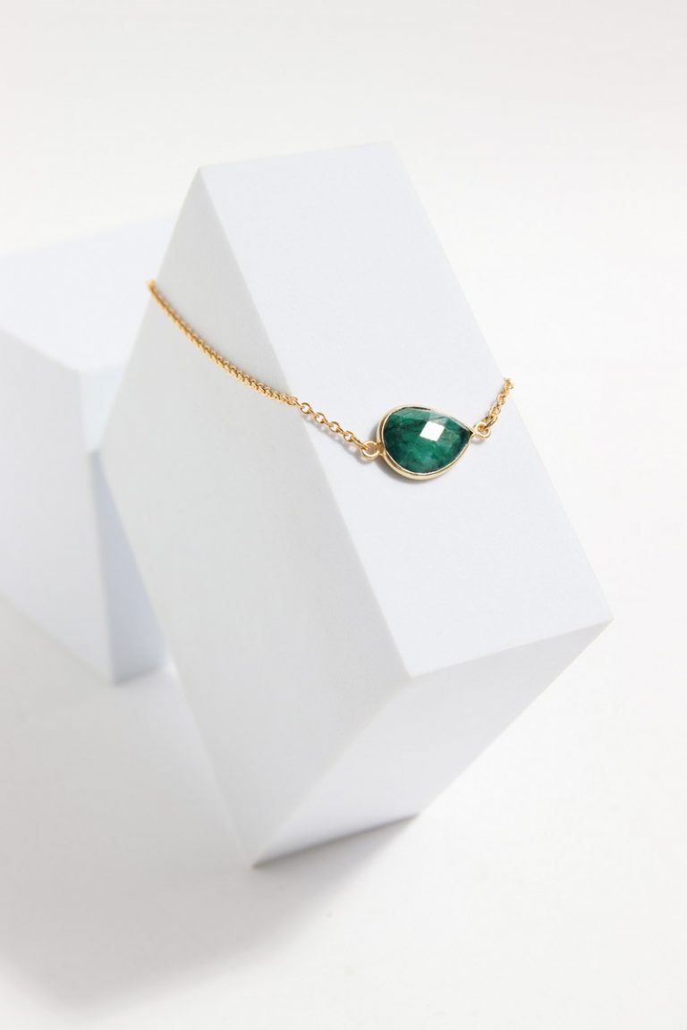 Emerald Επίχρυσο Ασήμι 925 Βραχιόλι