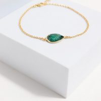 Emerald Επίχρυσο Ασήμι 925 Βραχιόλι