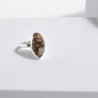 White Shell Ασήμι 925 Δαχτυλίδι