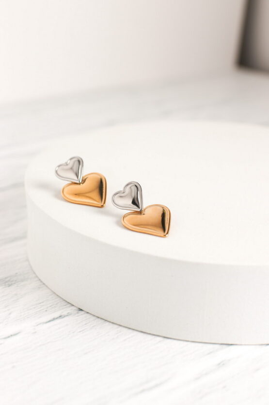 Plurale Two Tone Σκουλαρίκια Stainless Steel