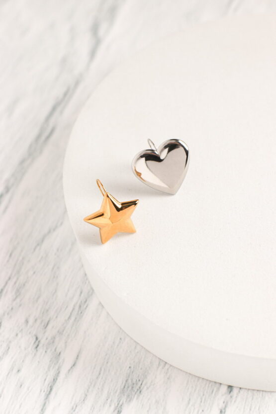 Dolce Two Tone Σκουλαρίκια Stainless Steel