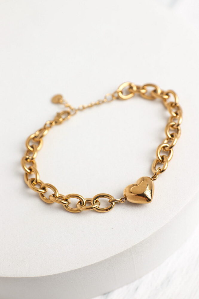 My Heart Stainless Steel Βραχιόλι