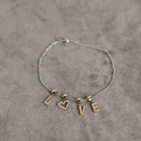 Love Two Tone Bracelet Stainless Steel
