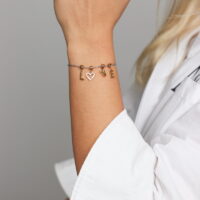 Love Two Tone Bracelet Stainless Steel