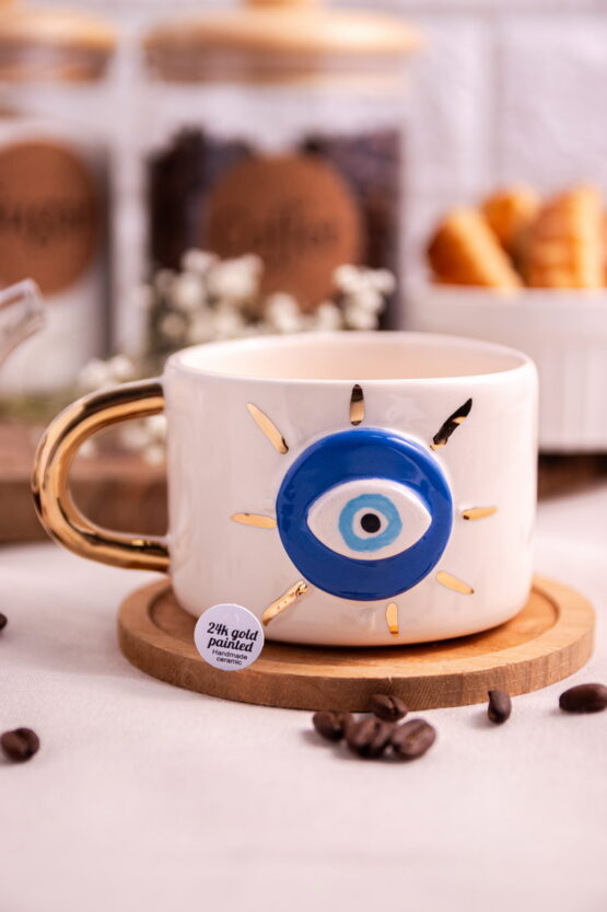 Χειροποίητη Κούπα Μάτι Σχέδιο 10