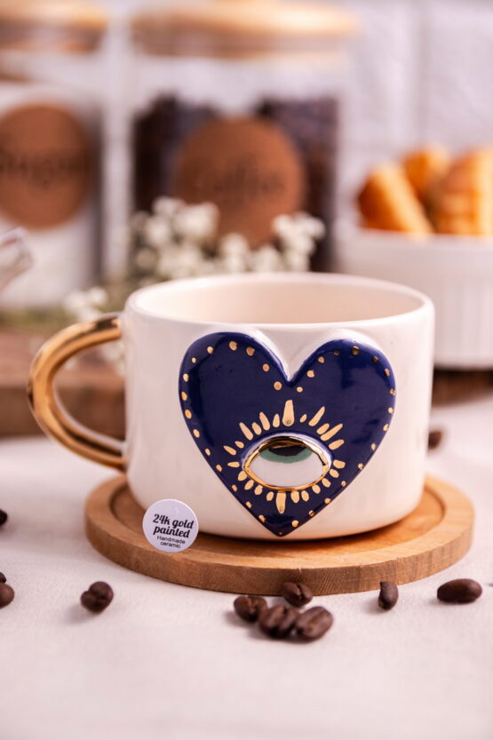 Χειροποίητη Κούπα Μάτι Σχέδιο 2