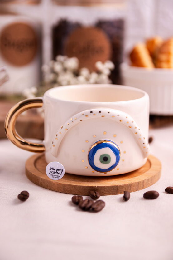 Χειροποίητη Κούπα Μάτι Σχέδιο 7