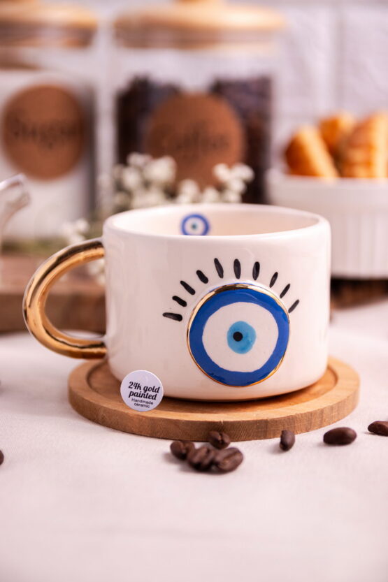 Χειροποίητη Κούπα Μάτι Σχέδιο 8