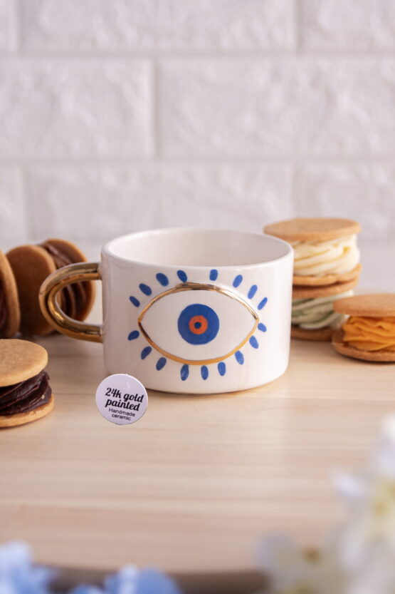 Χειροποίητη Κούπα Μάτι Σχέδιο 11
