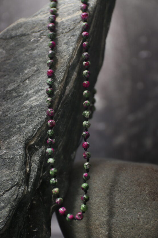 Αίολος Ανδρικό Κολιέ Με Πέτρες Ζωϊσίτη