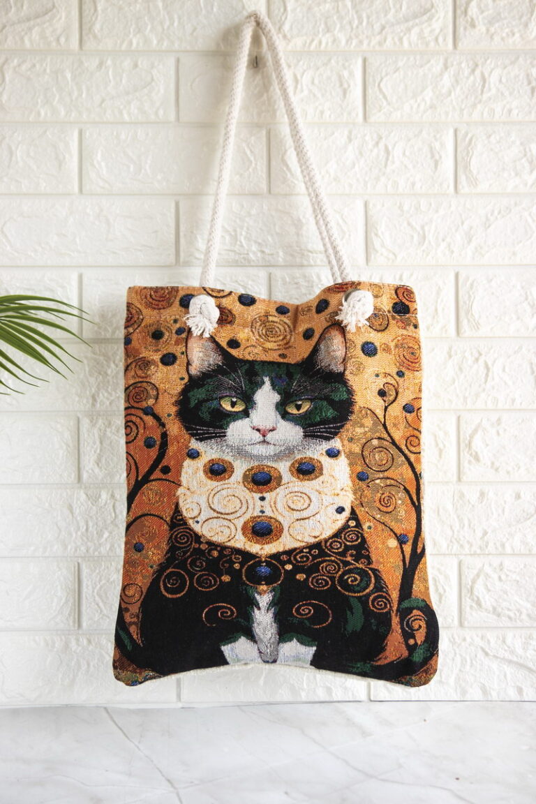 Shopper Bag Με Γάτες Σχέδιο 28