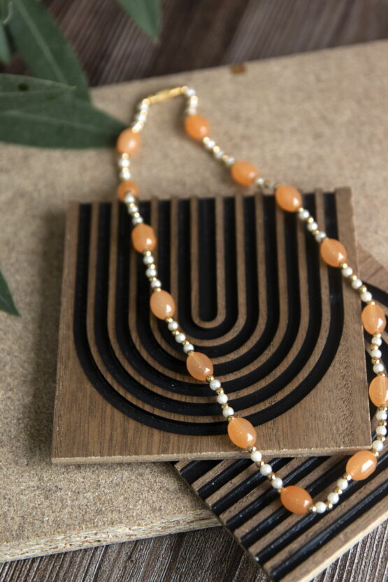 Taj Mahal Κολιέ Με Πέτρες Σχέδιο 67