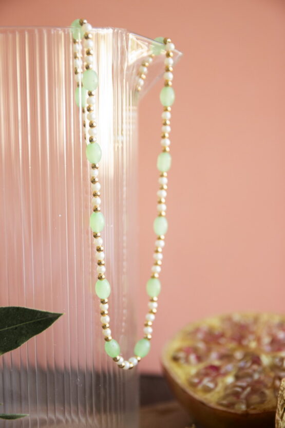 Taj Mahal Κολιέ Με Πέτρες Σχέδιο 66