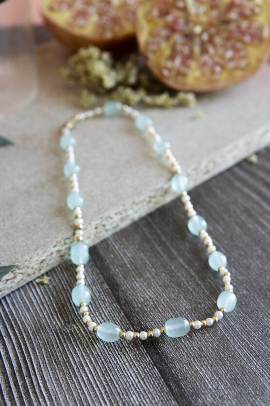 Taj Mahal Κολιέ Με Πέτρες Σχέδιο 63