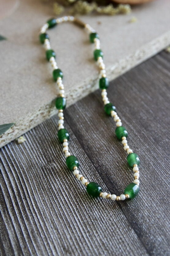 Taj Mahal Κολιέ Με Πέτρες Σχέδιο 50