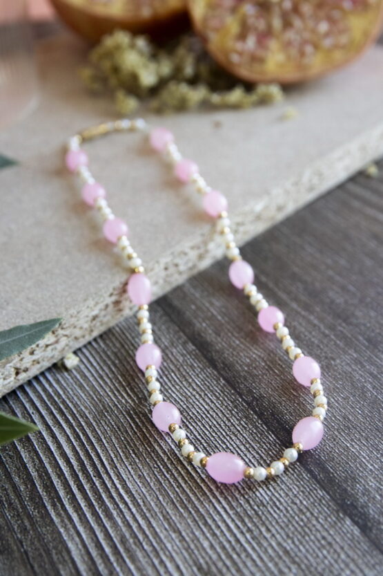 Taj Mahal Κολιέ Με Πέτρες Σχέδιο 64