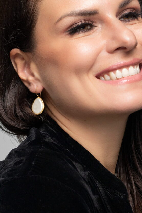 Jannel Σκουλαρίκια με Πέρλα