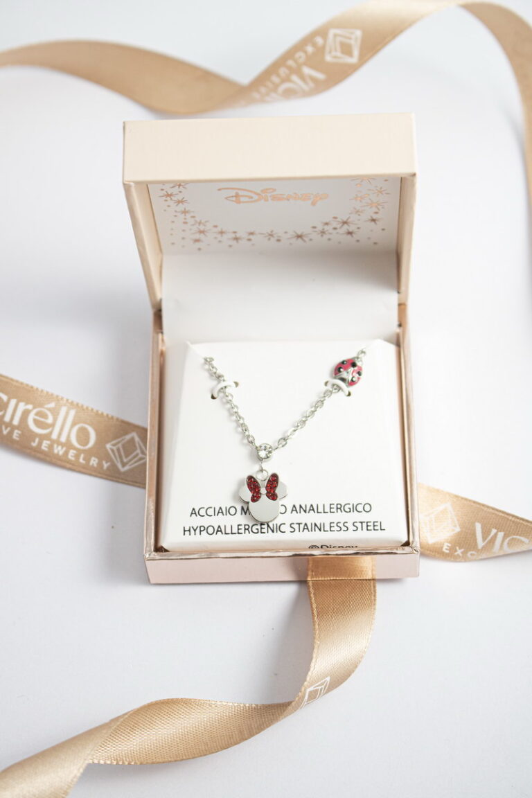 Minnie Mouse Disney Red Κολιέ Stainless Steel