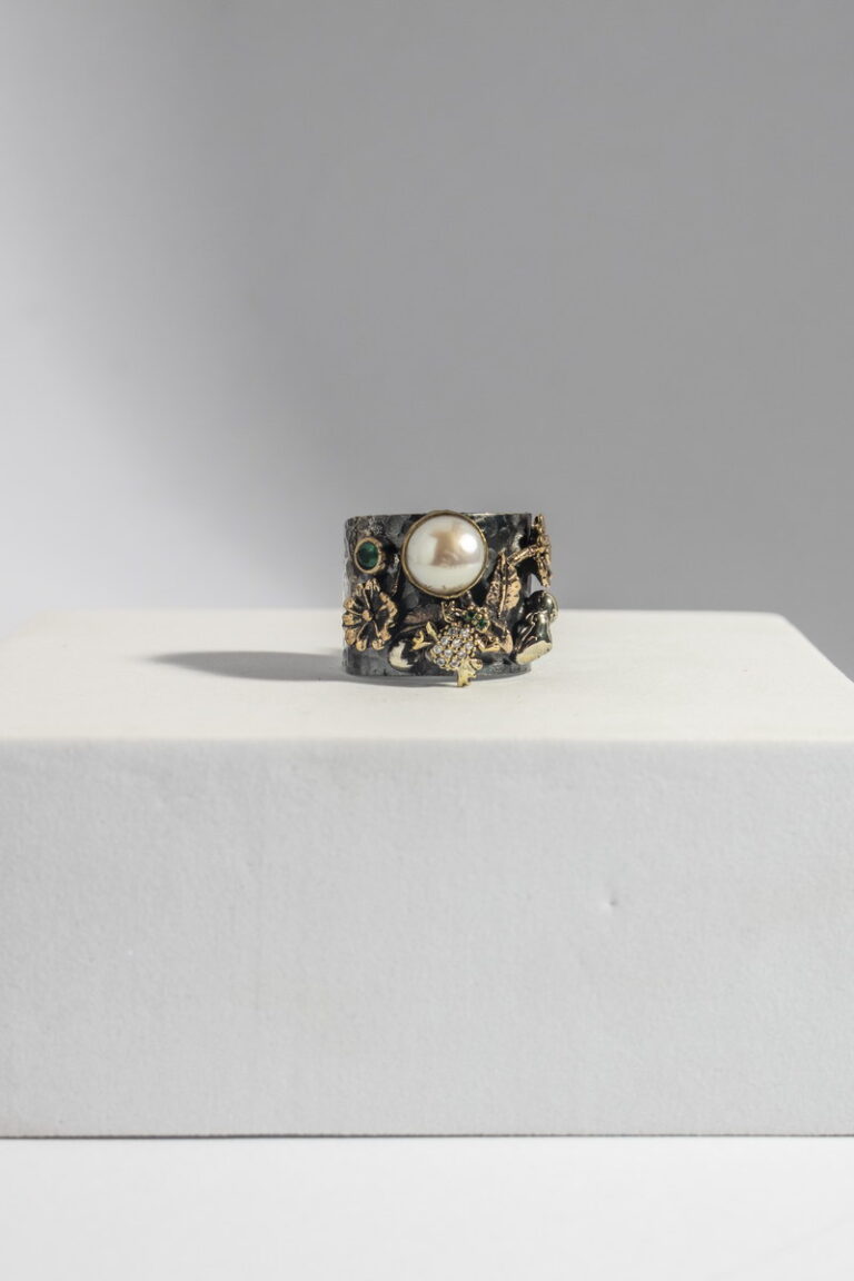 Βενετία 430 Αντικέ Δαχτυλίδι Ασήμι 925