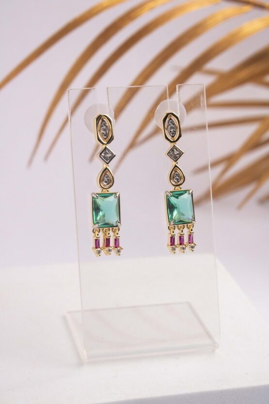 Φλωρεντία Σκουλαρίκια Με Πέτρες Σχέδιο 2