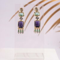 Φλωρεντία Σκουλαρίκια Με Πέτρες Σχέδιο 3