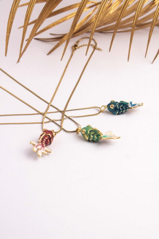 Happy Fish Κολιέ Σχέδιο 2