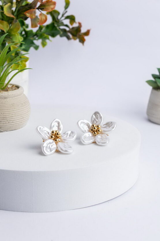 Bridal Jasmine Pearl Σκουλαρίκια Stainless Steel
