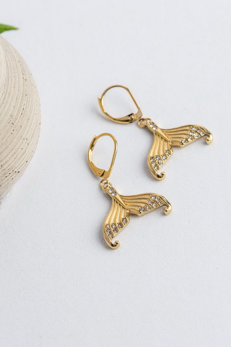 Γοργόνα Stainless Steel Σκουλαρίκια