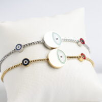 Eye Lover Stainless Steel βραχιολι Σχεδιο 24