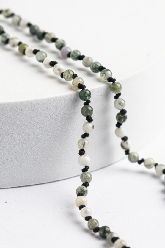 Αίολος Ανδρικό Κολιέ Με Δενδρίτη Tree Agate