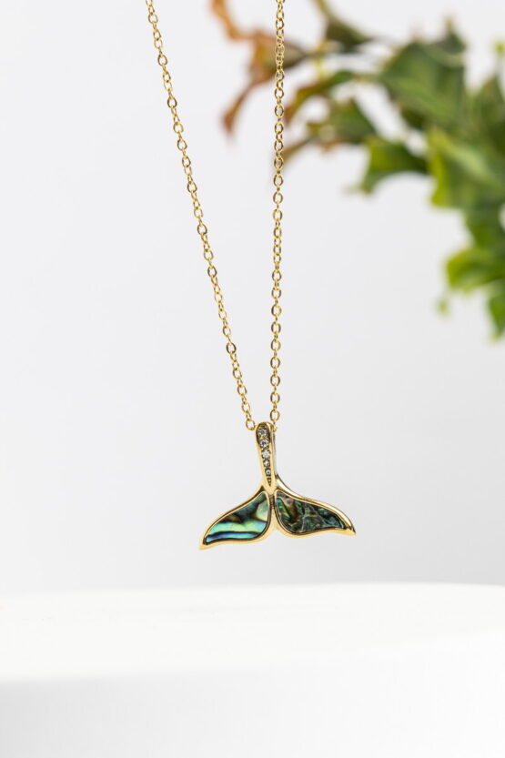 Γοργόνα Abalone Stainless Steel Κολιέ Σχέδιο 5