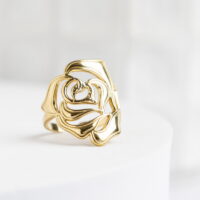 Τριαντάφυλλο Δαχτυλίδι Stainless Steel