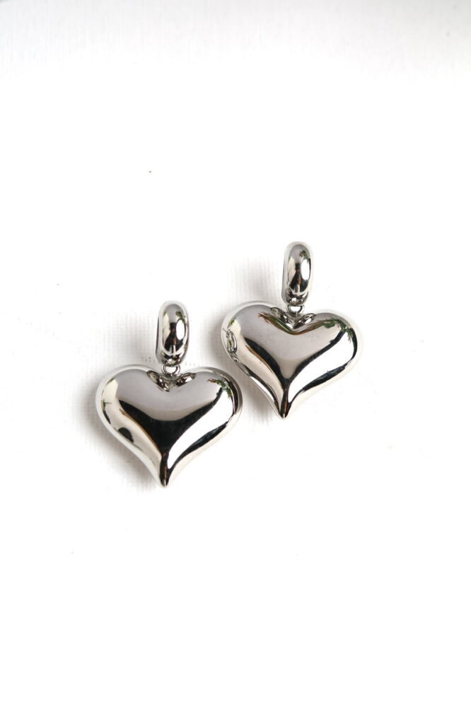 Love Stainless Steel Σκουλαρίκια