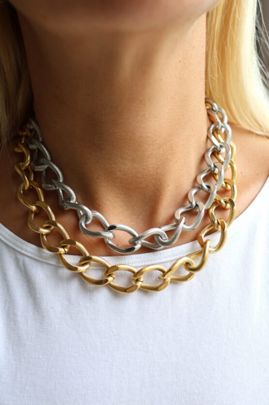 Chunky Κολιέ Αλυσίδα Stainless Steel
