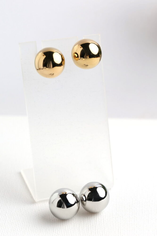 Dot Καρφωτά Σκουλαρίκια Stainless Steel